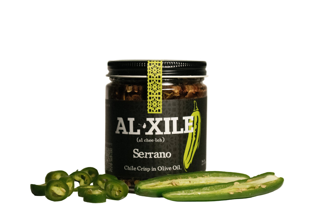 AL XILE 3-Pack Chili Crisp in Olive Oil (Jalapeno, Serrano, Habanero)