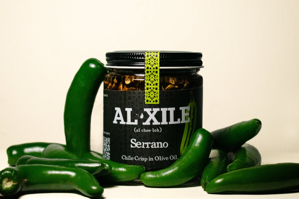 AL XILE 3-Pack Chili Crisp in Olive Oil (Jalapeno, Serrano, Habanero)