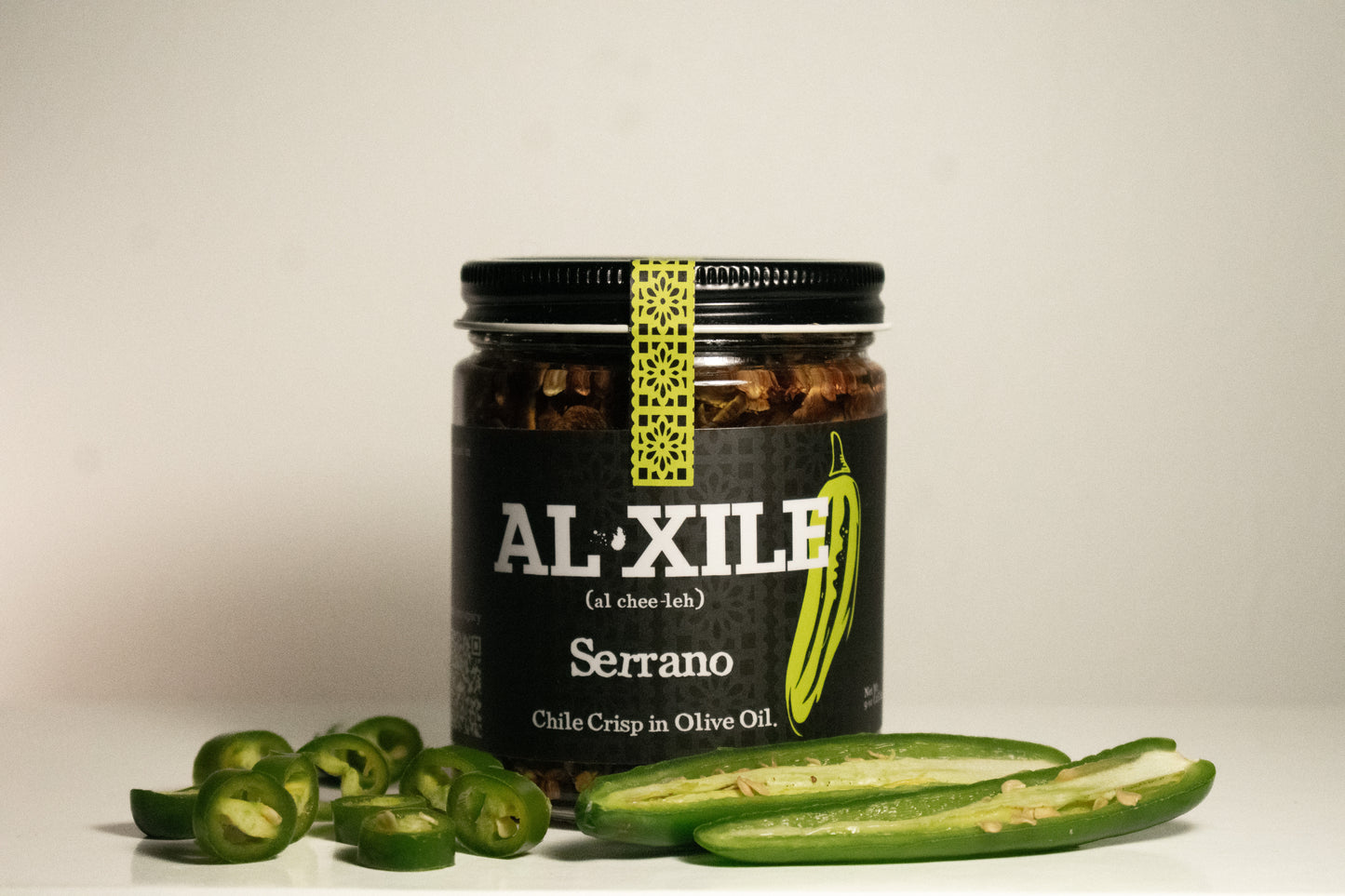 Serrano Chile Crisp in Olive Oil