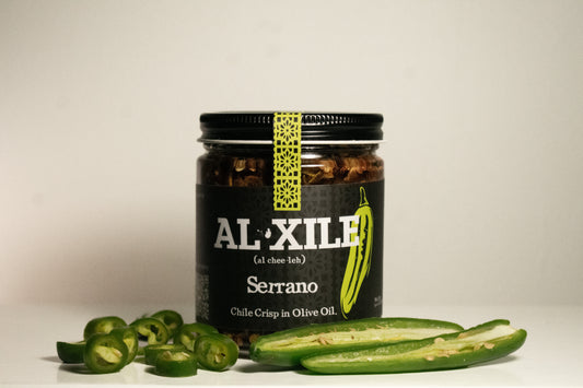 Serrano Chile Crisp in Olive Oil