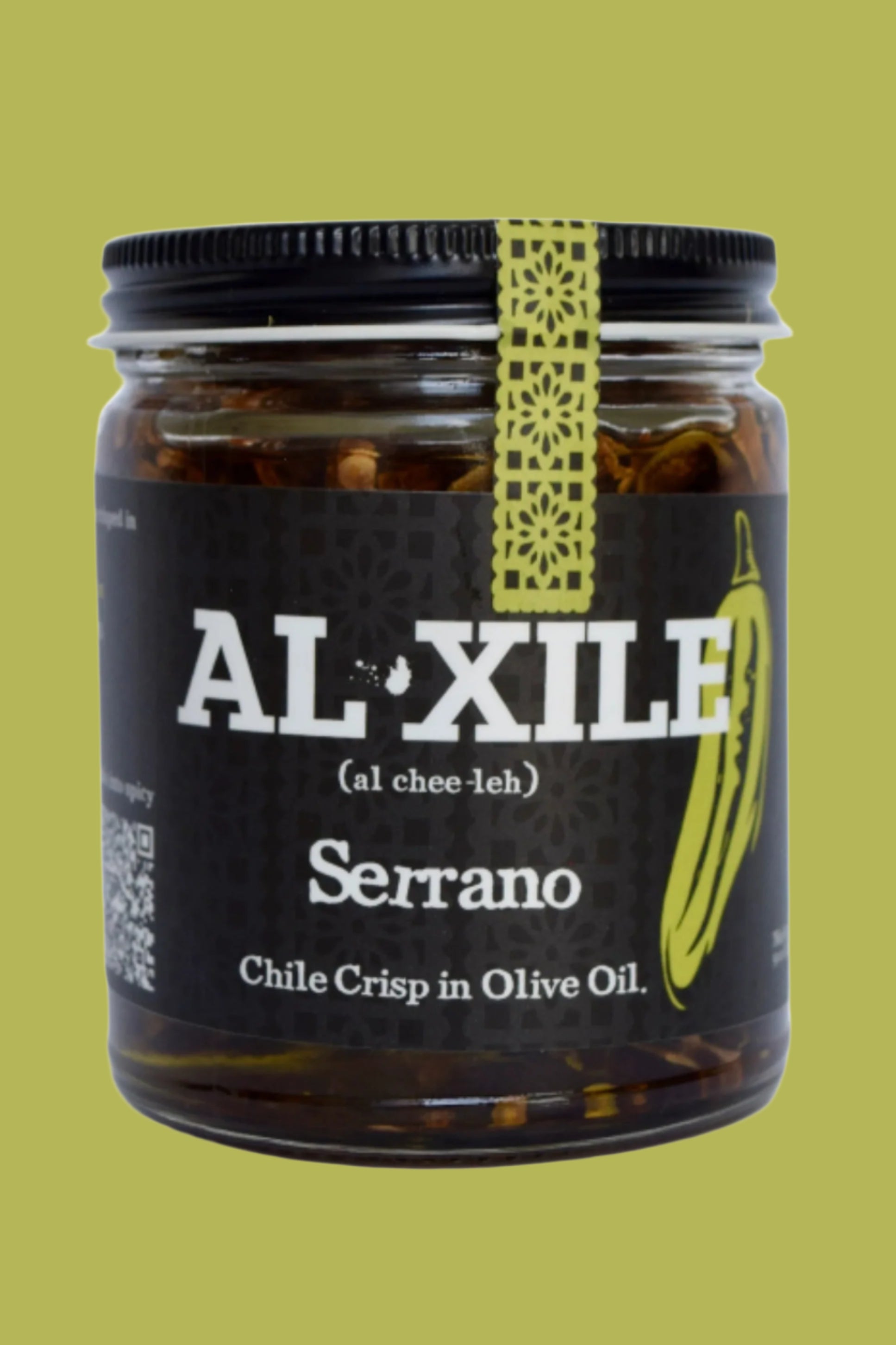 Serrano Chile Crisp in Olive Oil – ALXILE.PDX