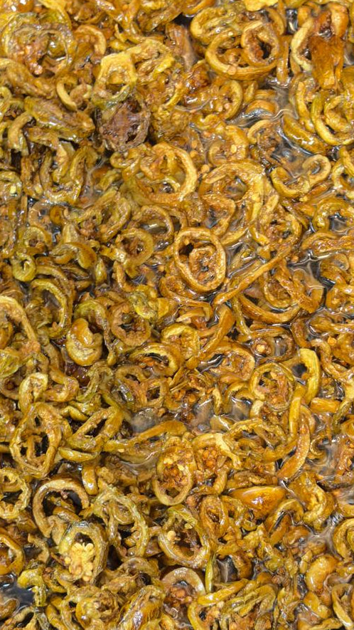 Jalapeño Chile Crisp in Olive Oil