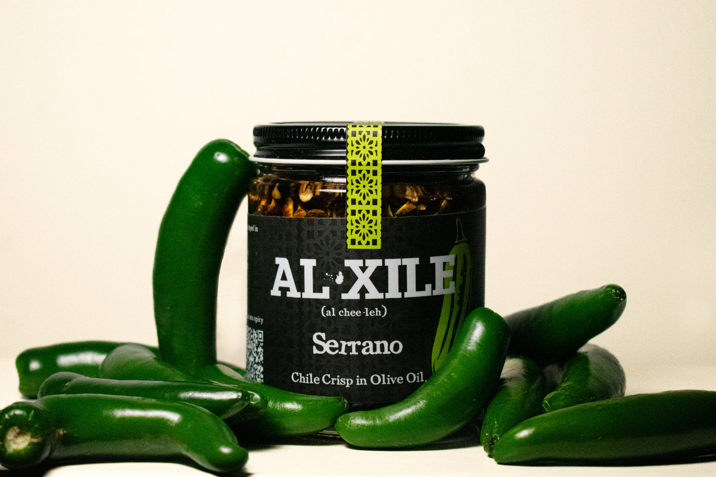 Serrano Chile Crisp in Olive Oil